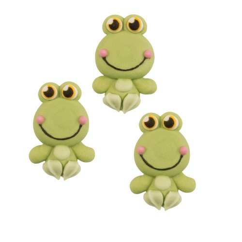 France Decor Shop Grenouille En Sucre Plat 1 X48 Pcs 24 X 38 X 8 Mm